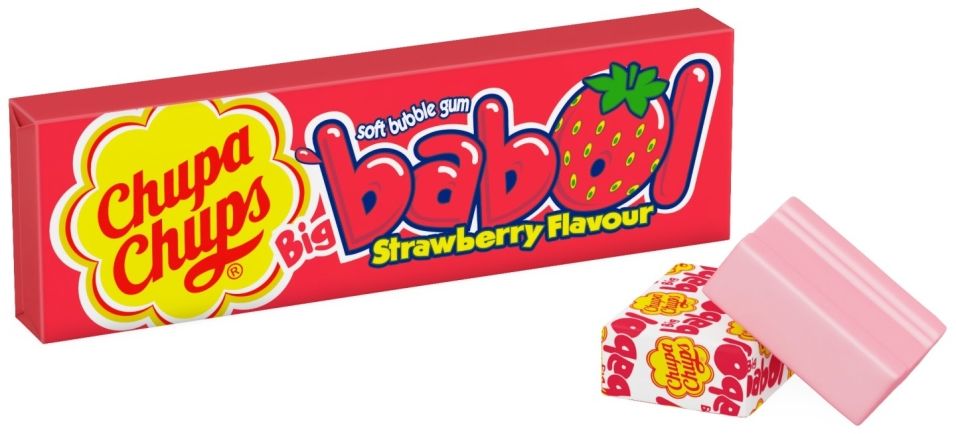 Купить Жевательная резинка Chupa Chups Big Babol Клубника 21г с