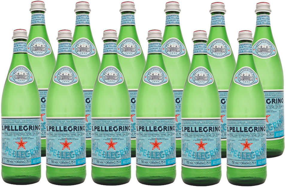 Вода минеральная питьевая столовая газированная пресная San Pellegrino. Вода минеральная природная Vichy Celestins лечебно- столовая природной газации, ПЭТ.